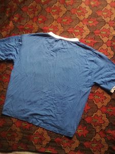 Blue Womens Crop Top
