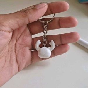 🤍 Hollow Knight Charm Keychain