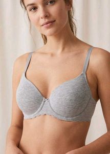 Comfortable Grey Bra