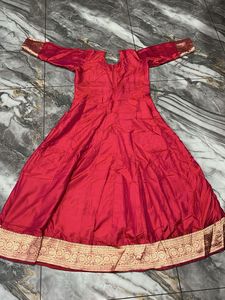 Stunning Red Silk Gown