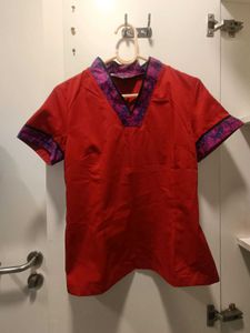 Red Ethnic Top