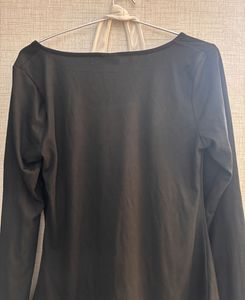 LITTLE BOX Chic Black Twist Front Cardigan