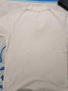 Van Heusen Men's White Henley T-Shirt