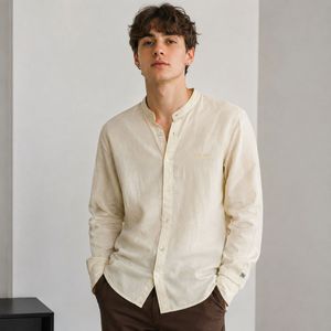 Pepe Jeans Linen Blend Mandarin