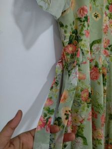 Floral Chiffon Maxi Dress