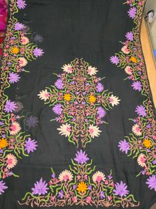 vintage pure Kashmiri hand work saree