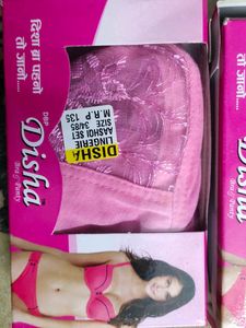 34 Sized Set Of 5 Bra Panty Combo With Night Suit