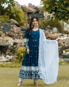 PREMIUM READYMADE ANARKALI SUIT SET