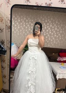 Elegant White Bridal Lehenga🦋🎀❤️