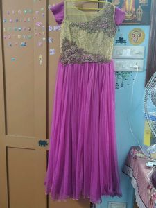 Stunning Magenta Ethnic Gown