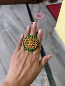 Green Cocktail Ring