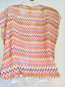 GenZ Style Trendy Print Top 40"-42" Size L-XL
