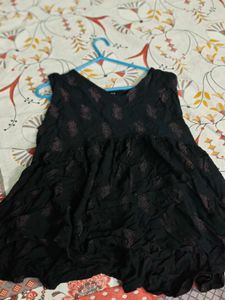 Black Ethnic Printed Kurta