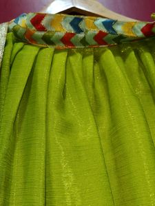 Kids Lehanga Choli With Frill Duptta