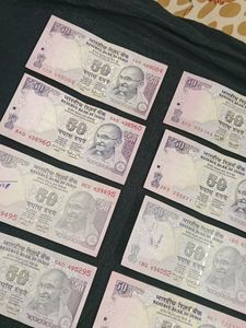 50rs Old Note Set Of 8🔥