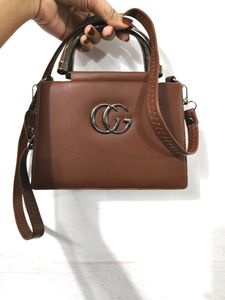 BROWN SLING BAG