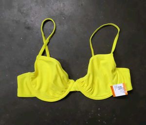 new Yellow bra panty set