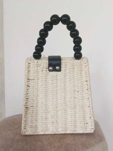Woven Square Handbag