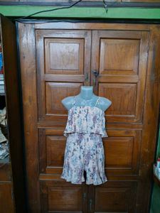 Floral Print Playsuits