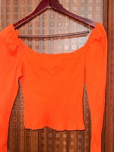 H&amp;M Orange Top 🧡🛍️
