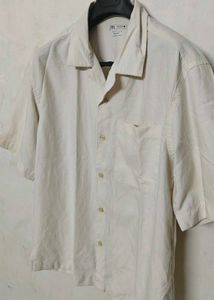 Men's Short Sleeve Linen Blend Shirt