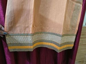 Elegant Dupatta with Kurti - Yellow Toned