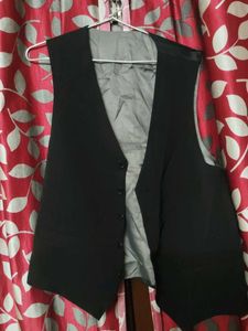Men's Black Formal Vest