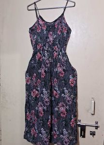 Floral Print Jumpsuit with Pockets