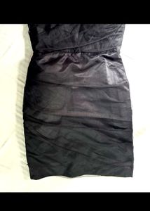 One Shoulder Black Dress