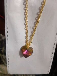 Heart Pendant Necklace (it's Fully untouched)