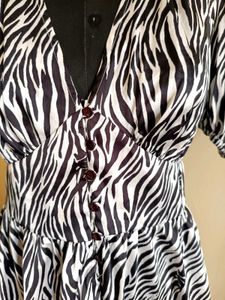 Stylish Zebra Printi Dress