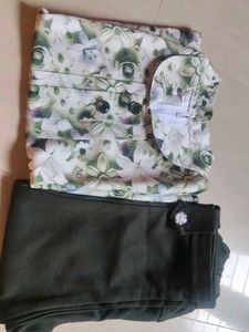Floral Print Kurta Set