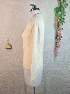 Cream Teddy Bear Cardigan