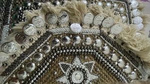 Bohemian Beaded Clutch with Fringe &amp; Coins