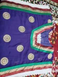 Vibrant Purple Embroidered Kurta