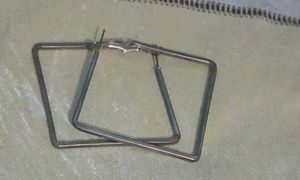 Geometric Square Hoop Earrings