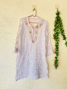 Elegant Chikankari Kurta