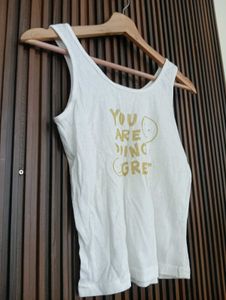 White "You Are Doing Great" Tank Top
