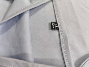 Dusty Light Blue Swiss Dot Blouse With Camisole