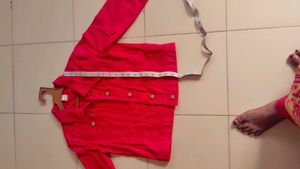 Red Denim Jacket