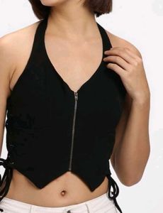🔻PRICE DROP - FOREVER21 Black Halter Corset Top