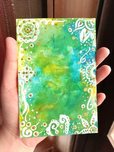 Hand-painted Greeting Card