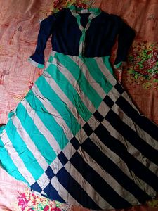 Stylish Striped gown