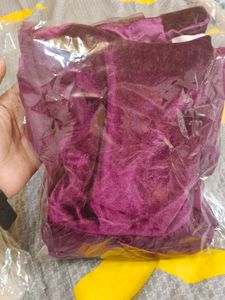 Girls Burgundy Velvet Dress