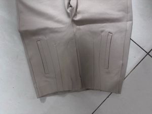 Stylish Beige Wide Leg Trousers
