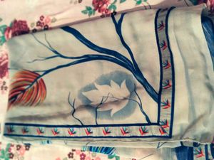 Beautiful Floral Print Saree