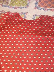 Maroon Printed Kurti👀( SIZE- L)