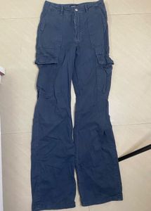 Blue Cargo Pants