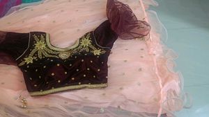 Embellished Velvet Blouse