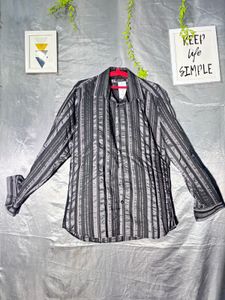 Men's Striped Long Sleeve Shirt